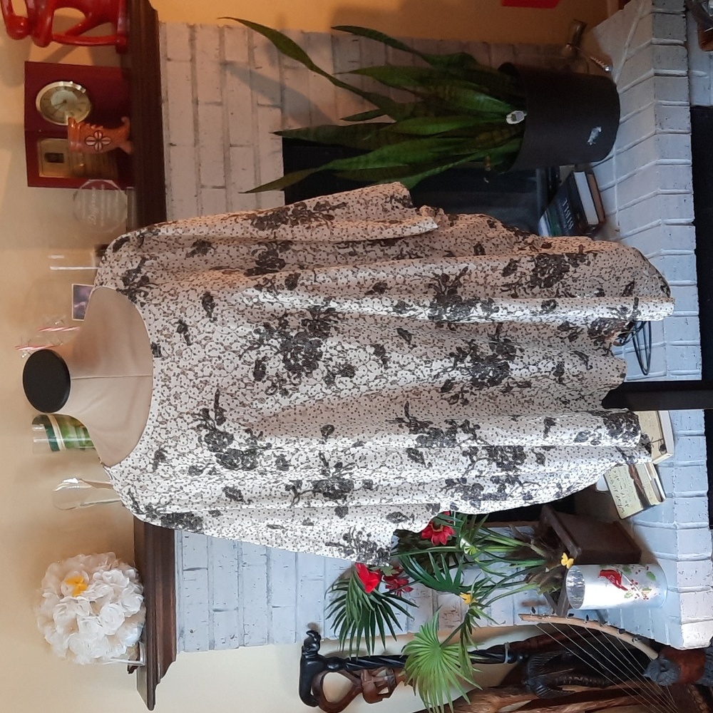 Handmade Sequin Floral Poncho